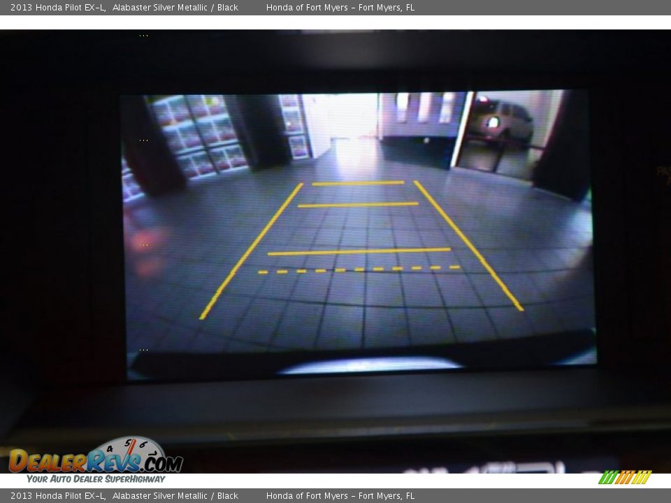 2013 Honda Pilot EX-L Alabaster Silver Metallic / Black Photo #17