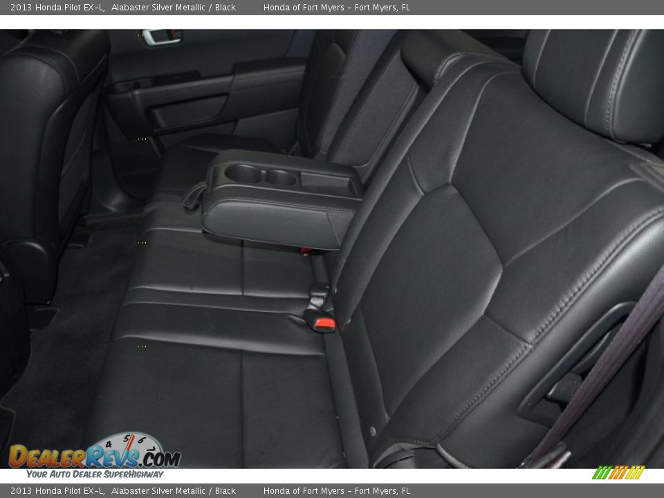2013 Honda Pilot EX-L Alabaster Silver Metallic / Black Photo #22