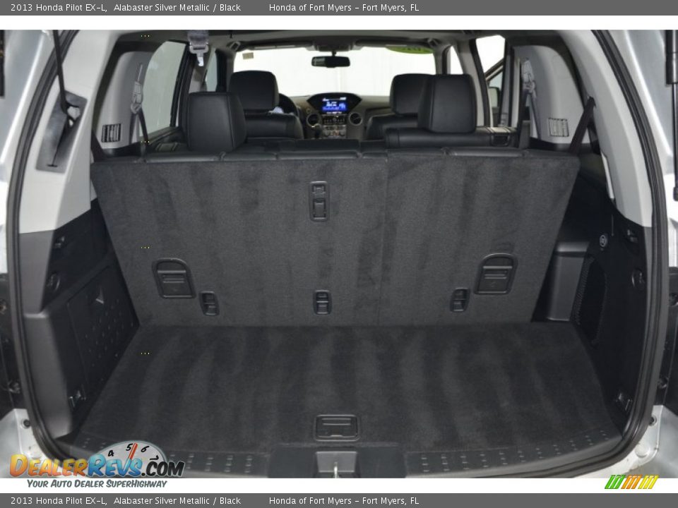 2013 Honda Pilot EX-L Alabaster Silver Metallic / Black Photo #26