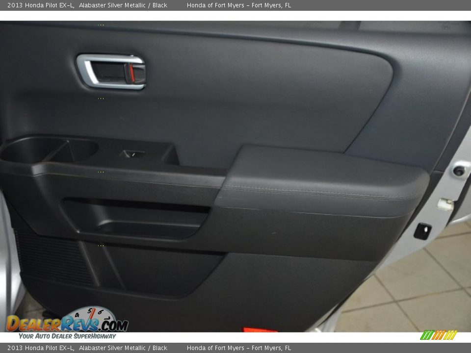 2013 Honda Pilot EX-L Alabaster Silver Metallic / Black Photo #28