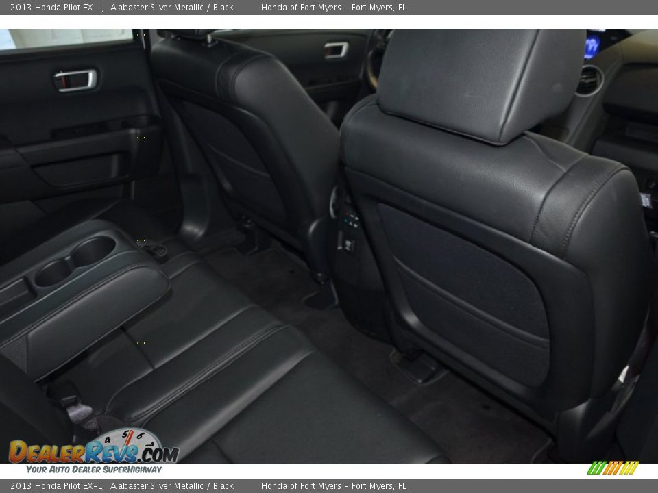 2013 Honda Pilot EX-L Alabaster Silver Metallic / Black Photo #29