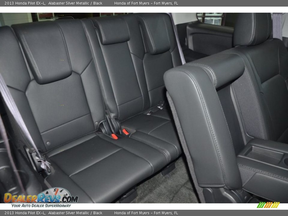 2013 Honda Pilot EX-L Alabaster Silver Metallic / Black Photo #30