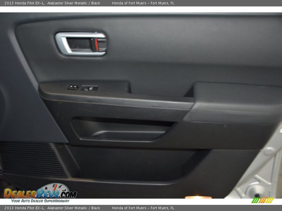 2013 Honda Pilot EX-L Alabaster Silver Metallic / Black Photo #31