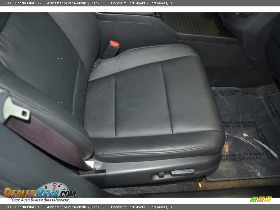 2013 Honda Pilot EX-L Alabaster Silver Metallic / Black Photo #32