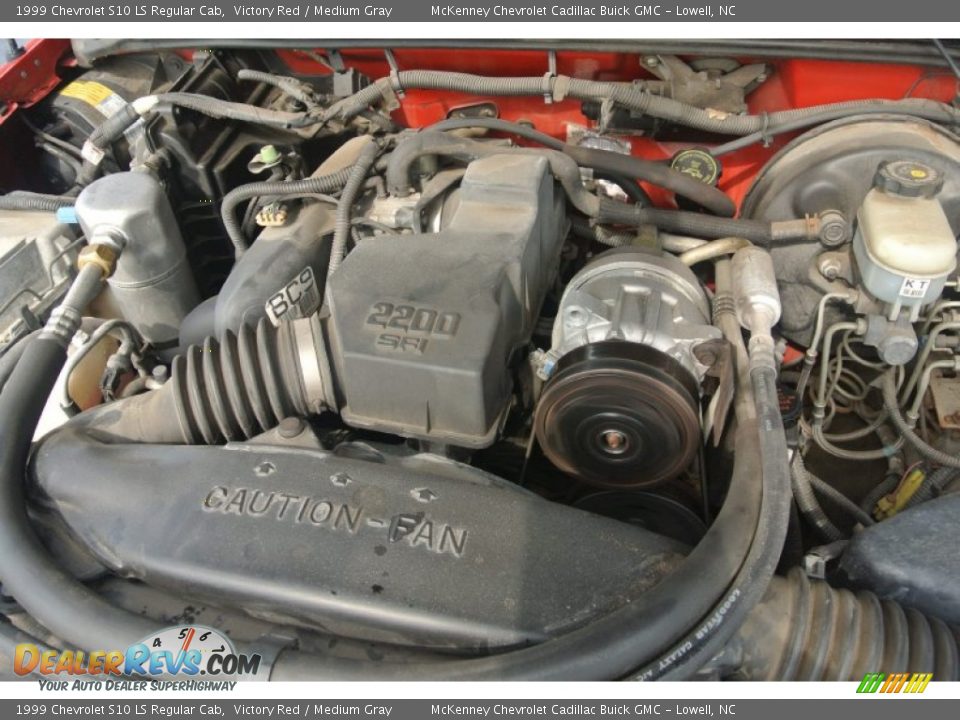 1999 Chevrolet S10 LS Regular Cab 2.2 Liter OHV 8-Valve 4 Cylinder Engine Photo #24