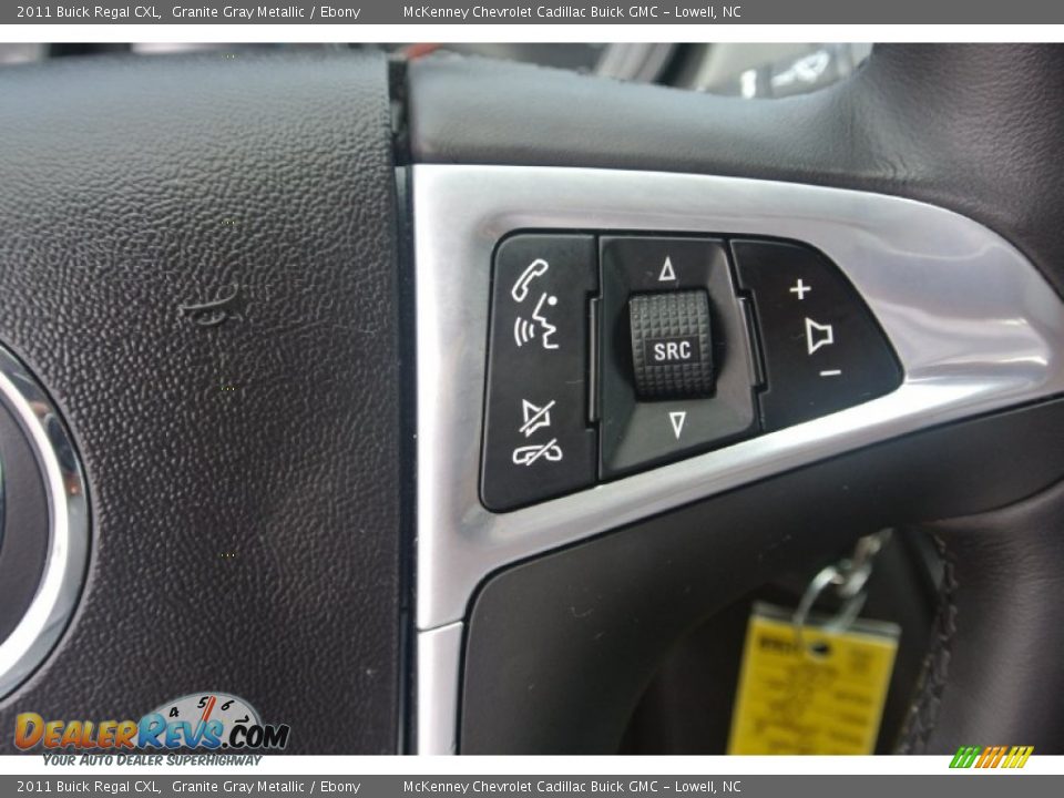 2011 Buick Regal CXL Granite Gray Metallic / Ebony Photo #17
