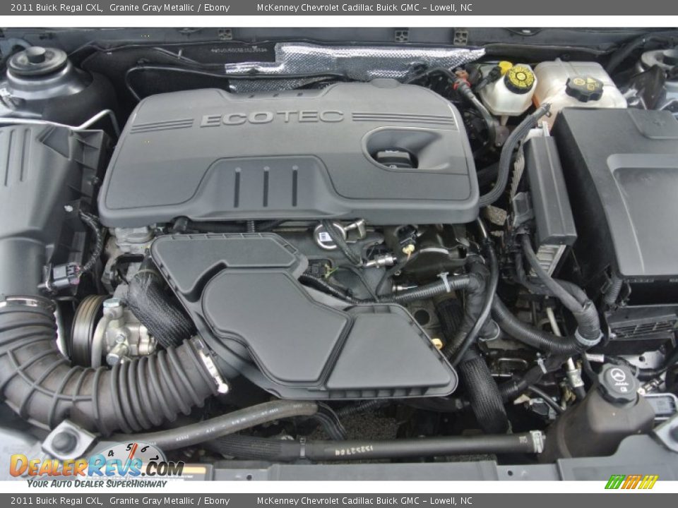 2011 Buick Regal CXL Granite Gray Metallic / Ebony Photo #25