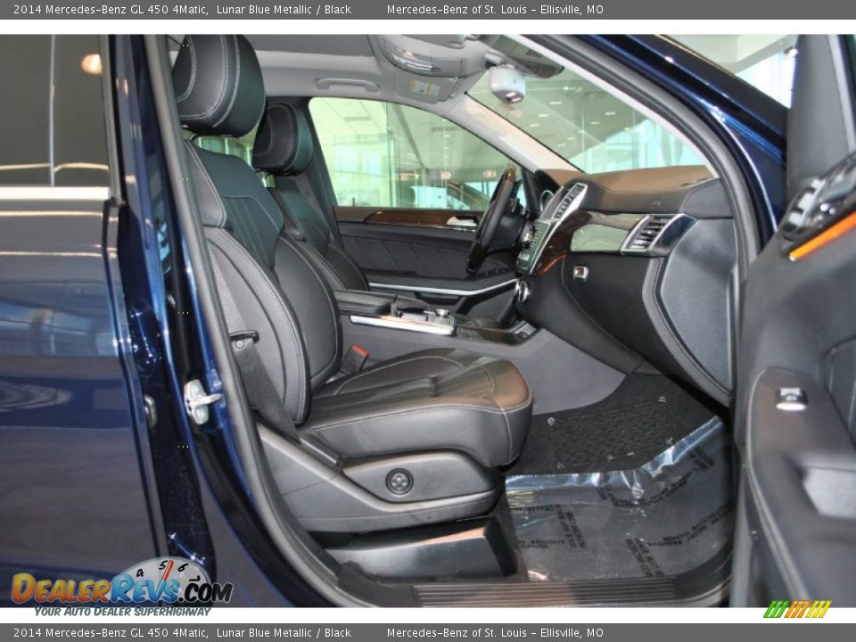 2014 Mercedes-Benz GL 450 4Matic Lunar Blue Metallic / Black Photo #8
