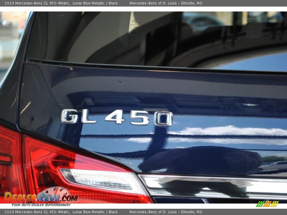 2014 Mercedes-Benz GL 450 4Matic Lunar Blue Metallic / Black Photo #11