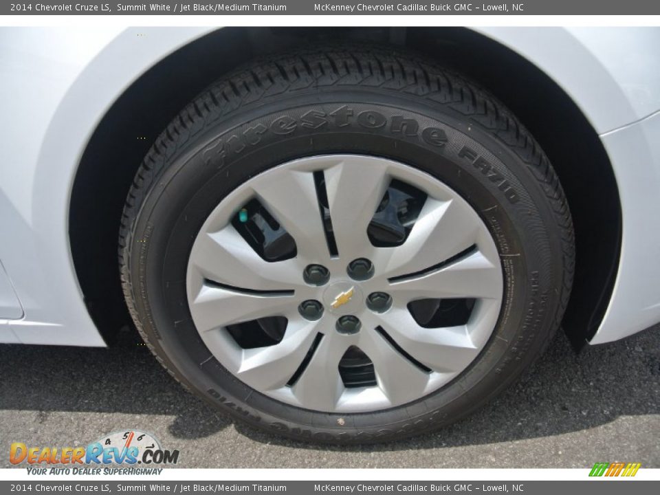 2014 Chevrolet Cruze LS Summit White / Jet Black/Medium Titanium Photo #19
