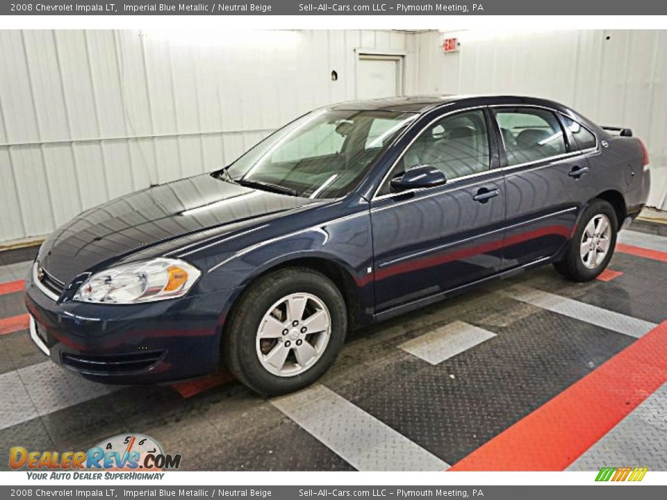 2008 Chevrolet Impala LT Imperial Blue Metallic / Neutral Beige Photo #2