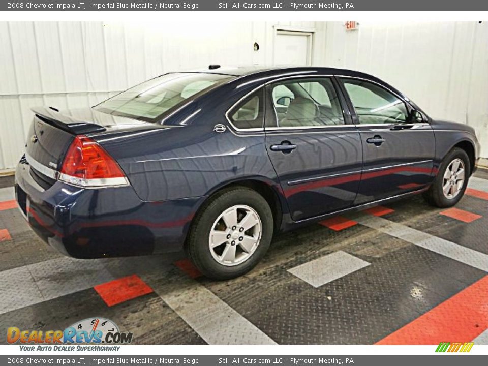 2008 Chevrolet Impala LT Imperial Blue Metallic / Neutral Beige Photo #5