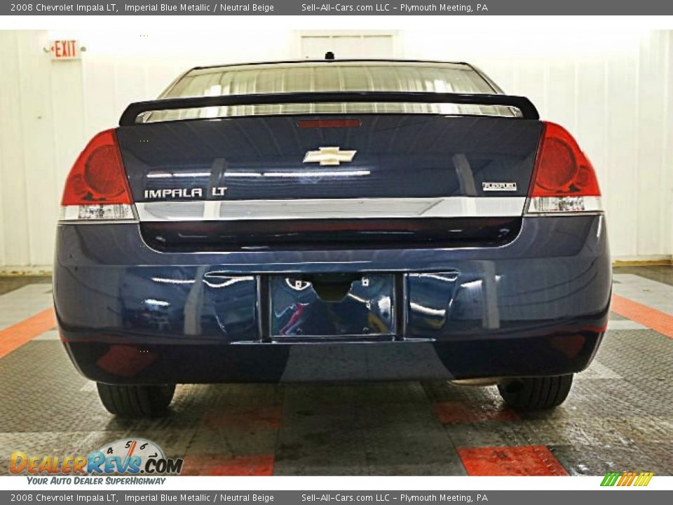 2008 Chevrolet Impala LT Imperial Blue Metallic / Neutral Beige Photo #6