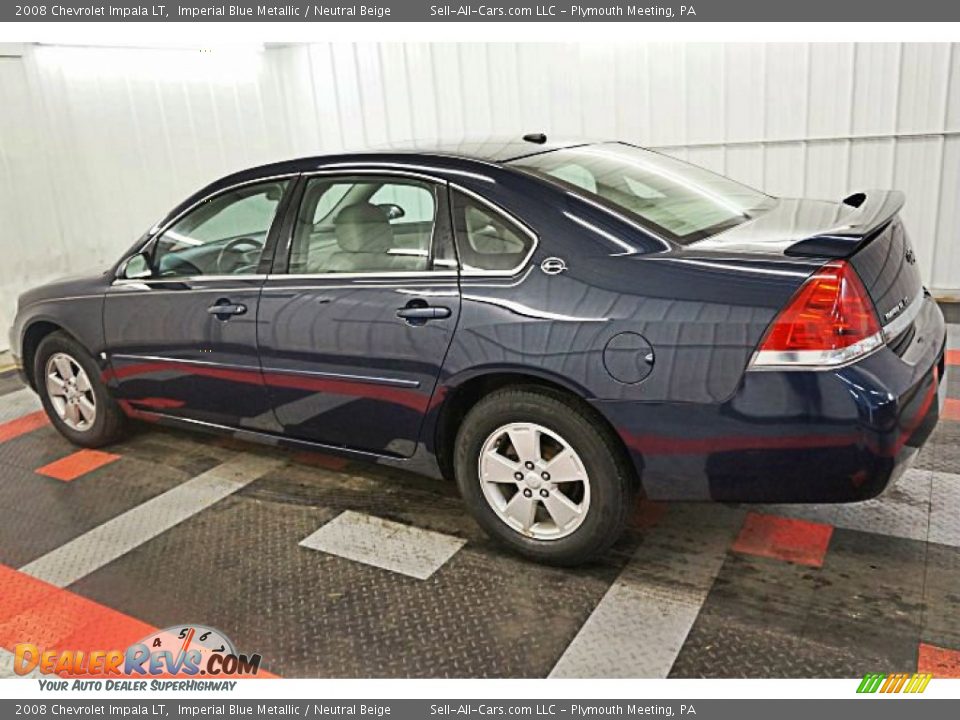 2008 Chevrolet Impala LT Imperial Blue Metallic / Neutral Beige Photo #7