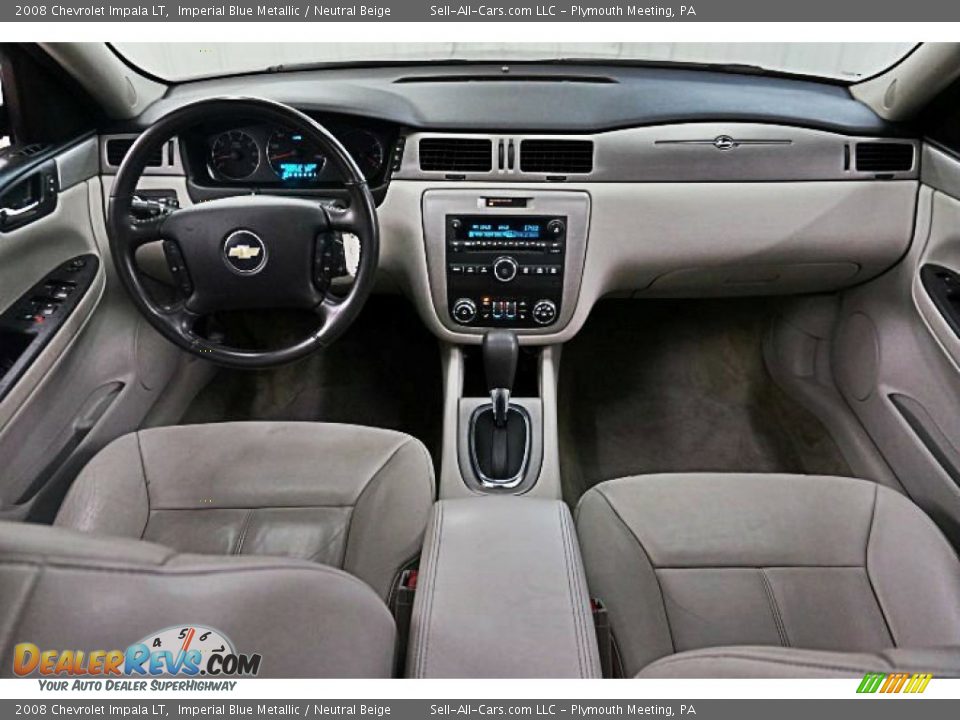 2008 Chevrolet Impala LT Imperial Blue Metallic / Neutral Beige Photo #8