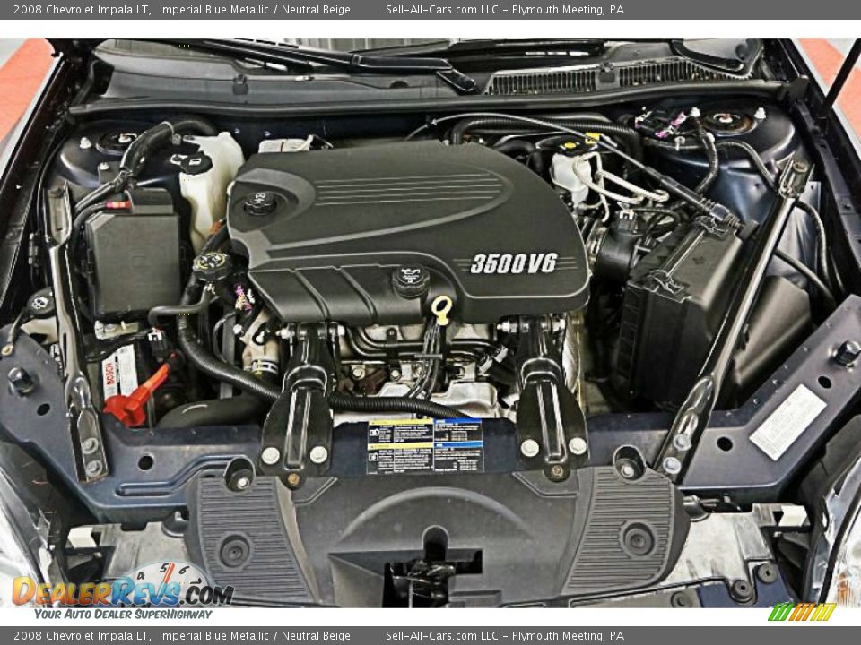 2008 Chevrolet Impala LT Imperial Blue Metallic / Neutral Beige Photo #9