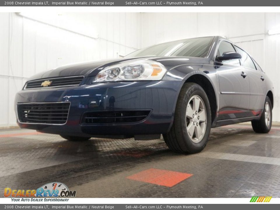 2008 Chevrolet Impala LT Imperial Blue Metallic / Neutral Beige Photo #11