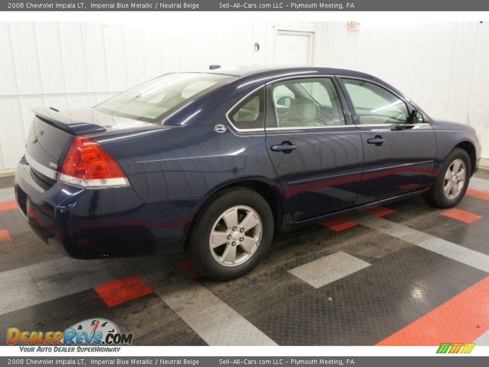 2008 Chevrolet Impala LT Imperial Blue Metallic / Neutral Beige Photo #15