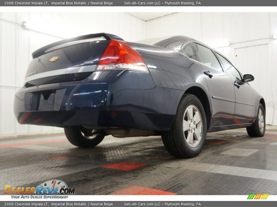 2008 Chevrolet Impala LT Imperial Blue Metallic / Neutral Beige Photo #16
