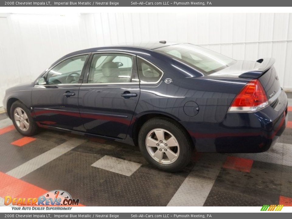 2008 Chevrolet Impala LT Imperial Blue Metallic / Neutral Beige Photo #19