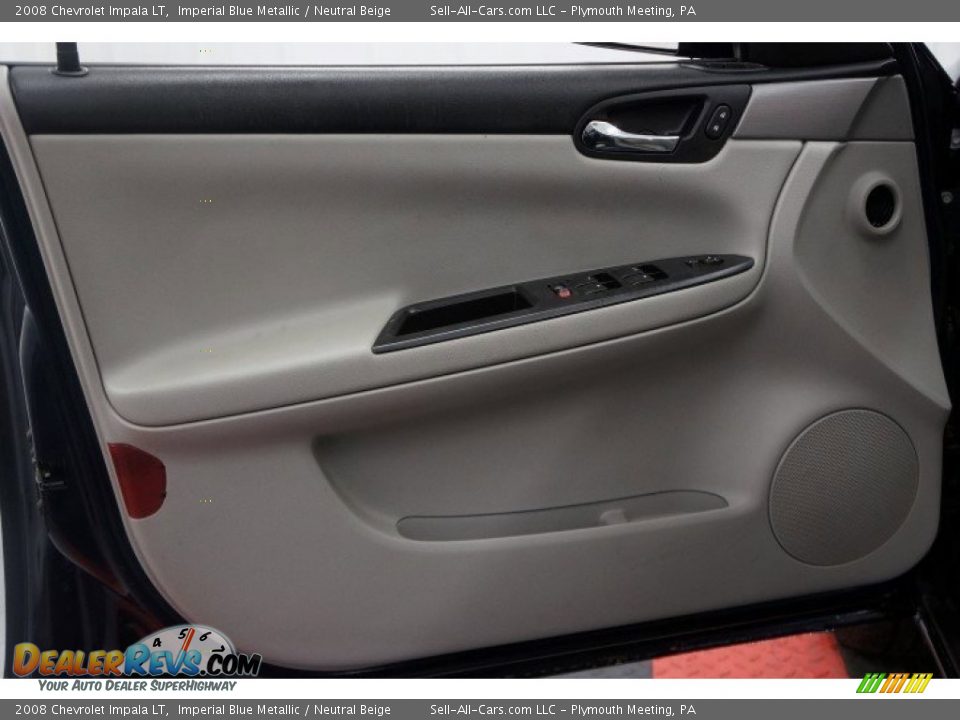 2008 Chevrolet Impala LT Imperial Blue Metallic / Neutral Beige Photo #20