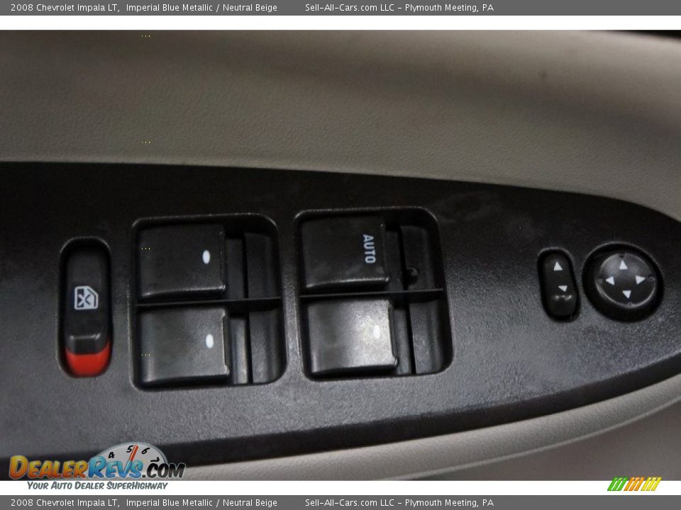 2008 Chevrolet Impala LT Imperial Blue Metallic / Neutral Beige Photo #21