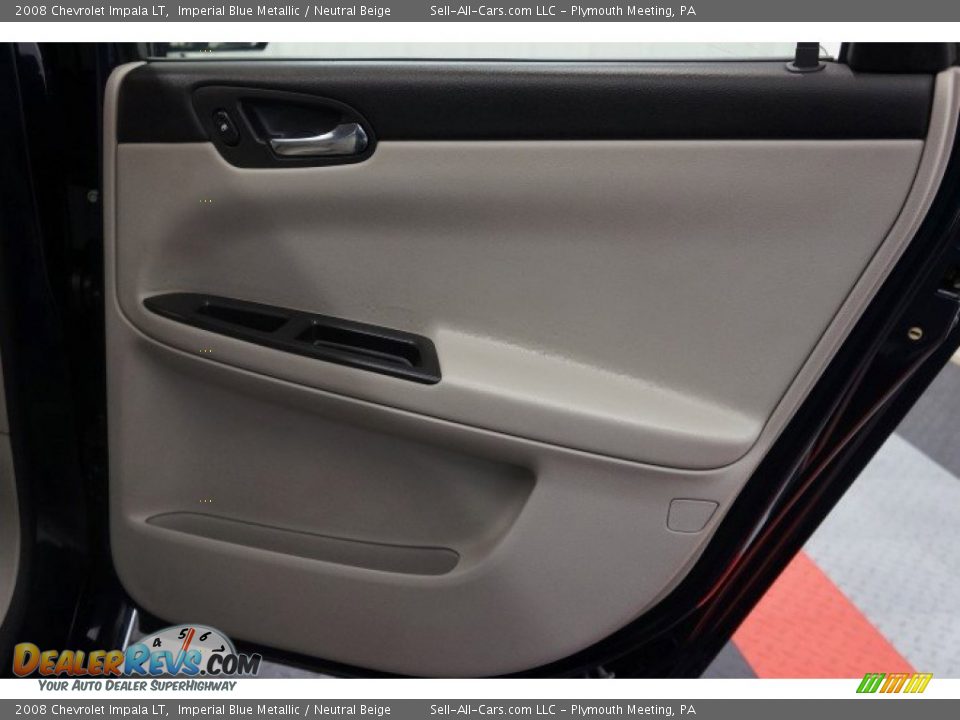 2008 Chevrolet Impala LT Imperial Blue Metallic / Neutral Beige Photo #24
