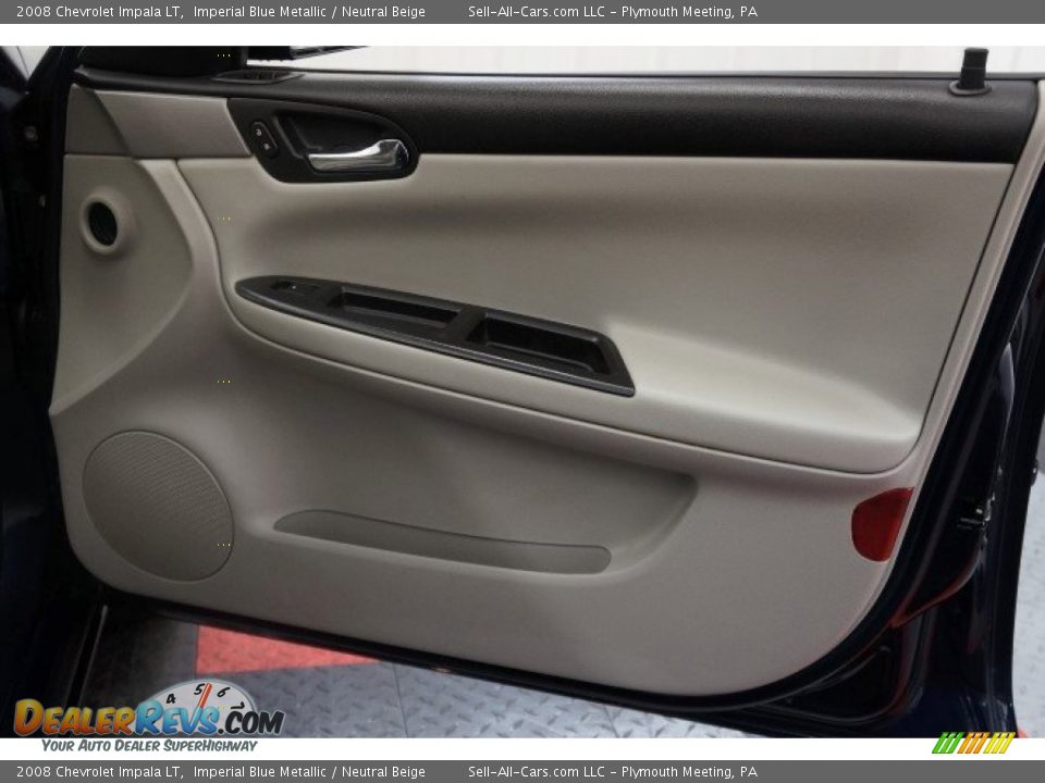 2008 Chevrolet Impala LT Imperial Blue Metallic / Neutral Beige Photo #25