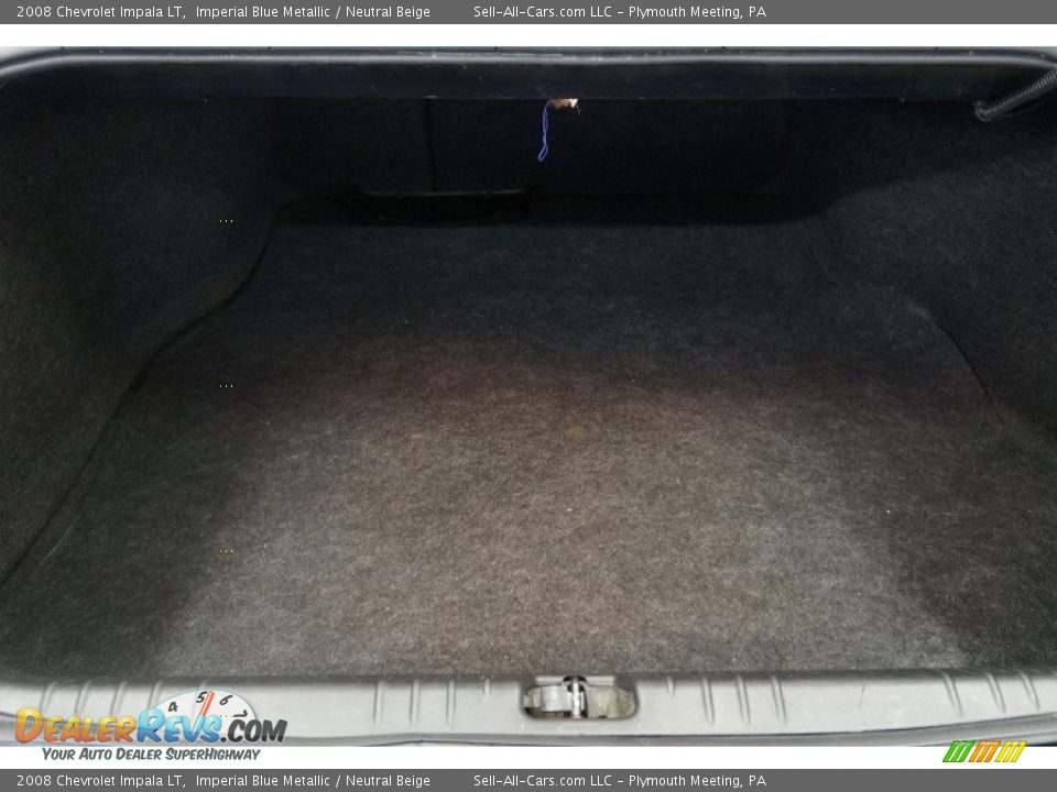 2008 Chevrolet Impala LT Imperial Blue Metallic / Neutral Beige Photo #26