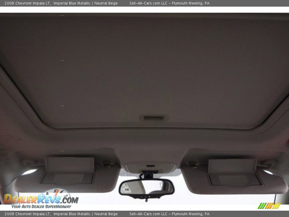 2008 Chevrolet Impala LT Imperial Blue Metallic / Neutral Beige Photo #29