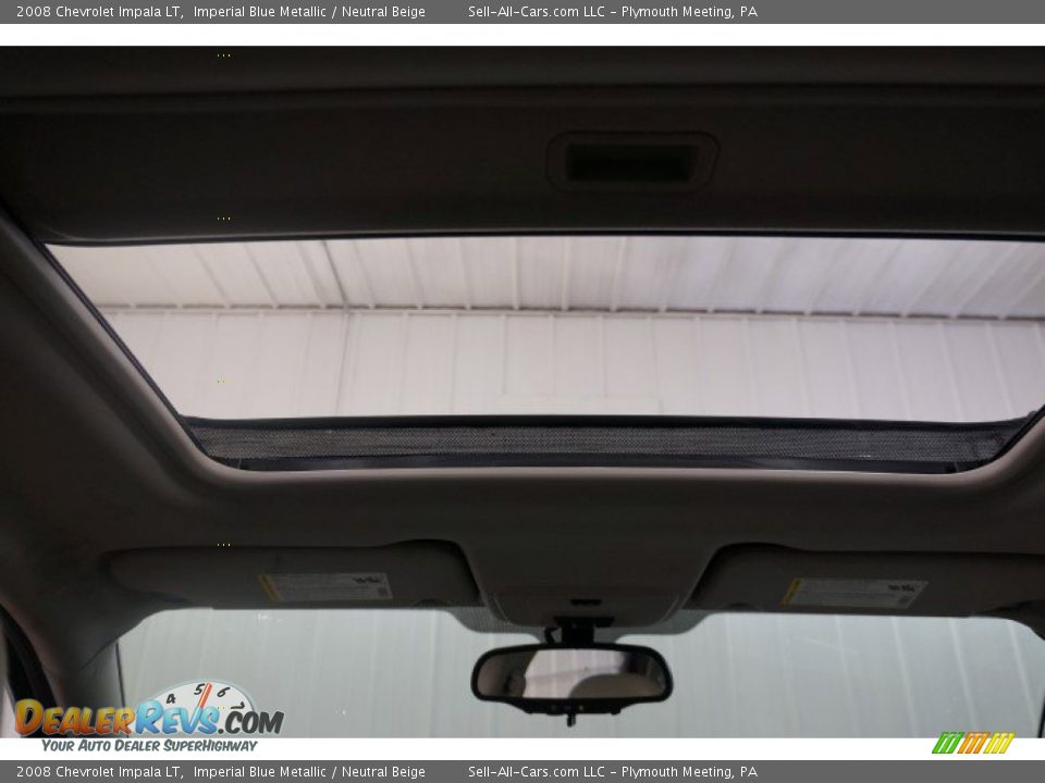 2008 Chevrolet Impala LT Imperial Blue Metallic / Neutral Beige Photo #30