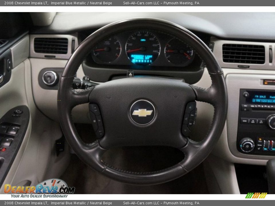 2008 Chevrolet Impala LT Imperial Blue Metallic / Neutral Beige Photo #32