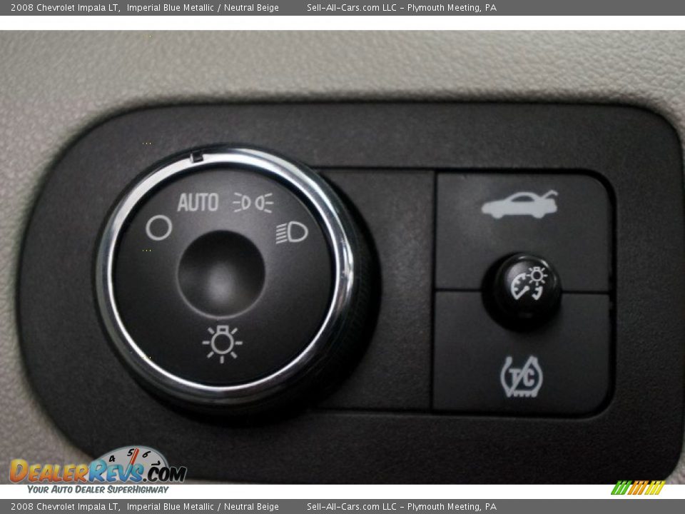 2008 Chevrolet Impala LT Imperial Blue Metallic / Neutral Beige Photo #34