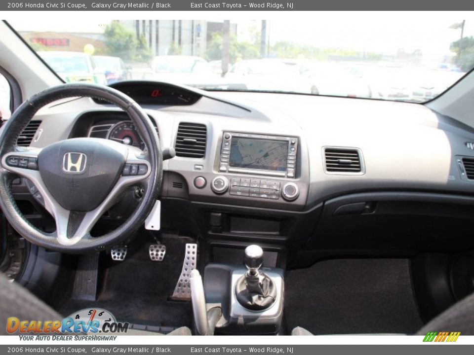 2006 Honda Civic Si Coupe Galaxy Gray Metallic / Black Photo #14