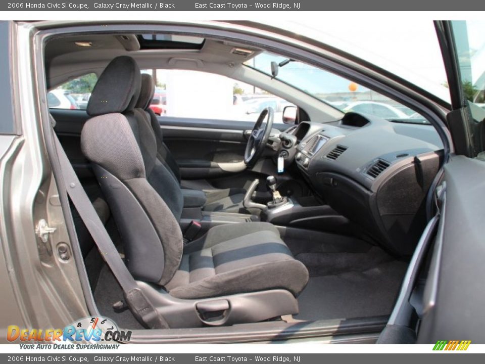 2006 Honda Civic Si Coupe Galaxy Gray Metallic / Black Photo #22