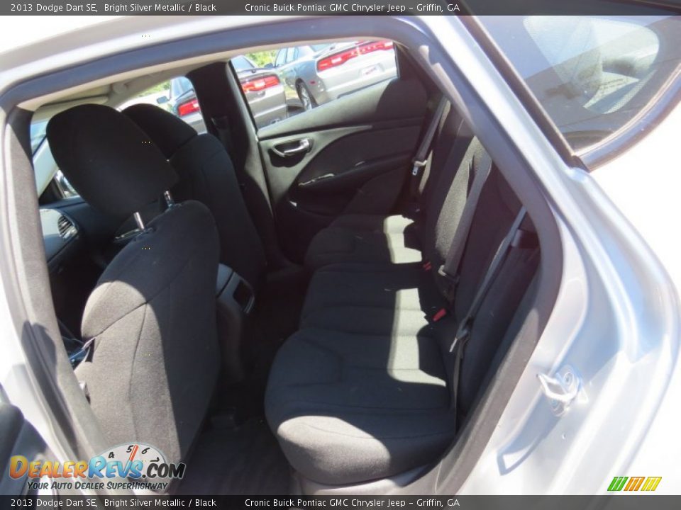 2013 Dodge Dart SE Bright Silver Metallic / Black Photo #14