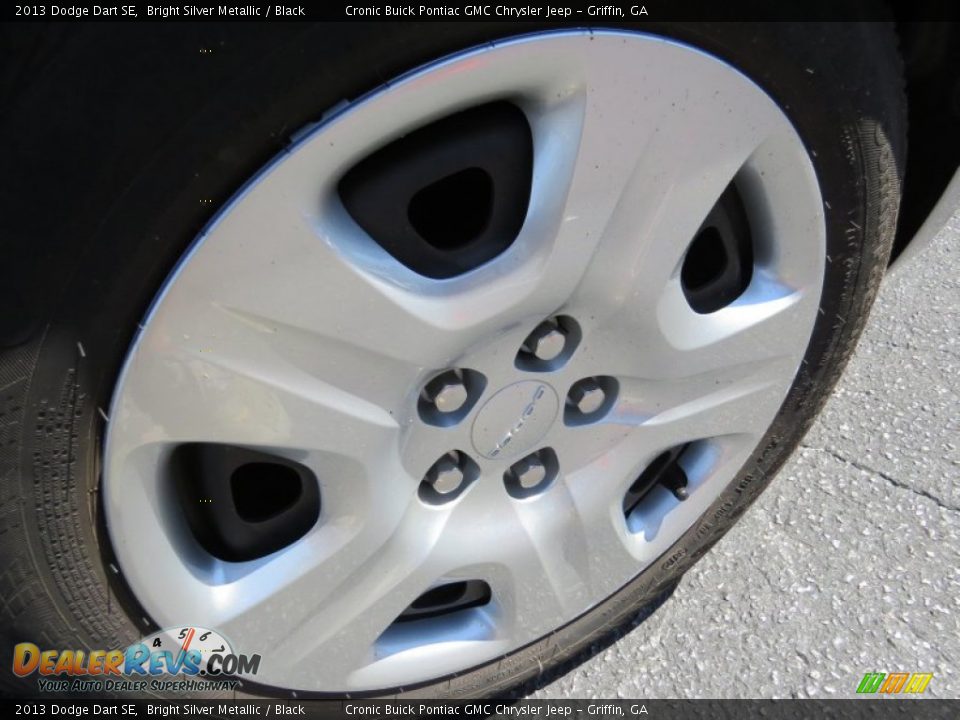 2013 Dodge Dart SE Bright Silver Metallic / Black Photo #15