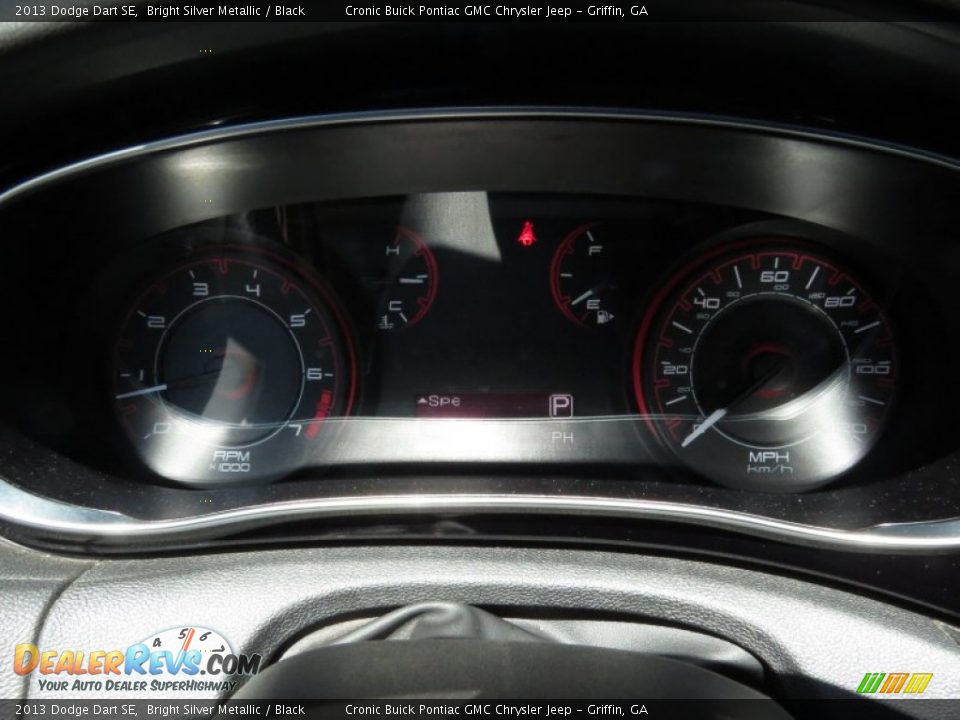 2013 Dodge Dart SE Bright Silver Metallic / Black Photo #21