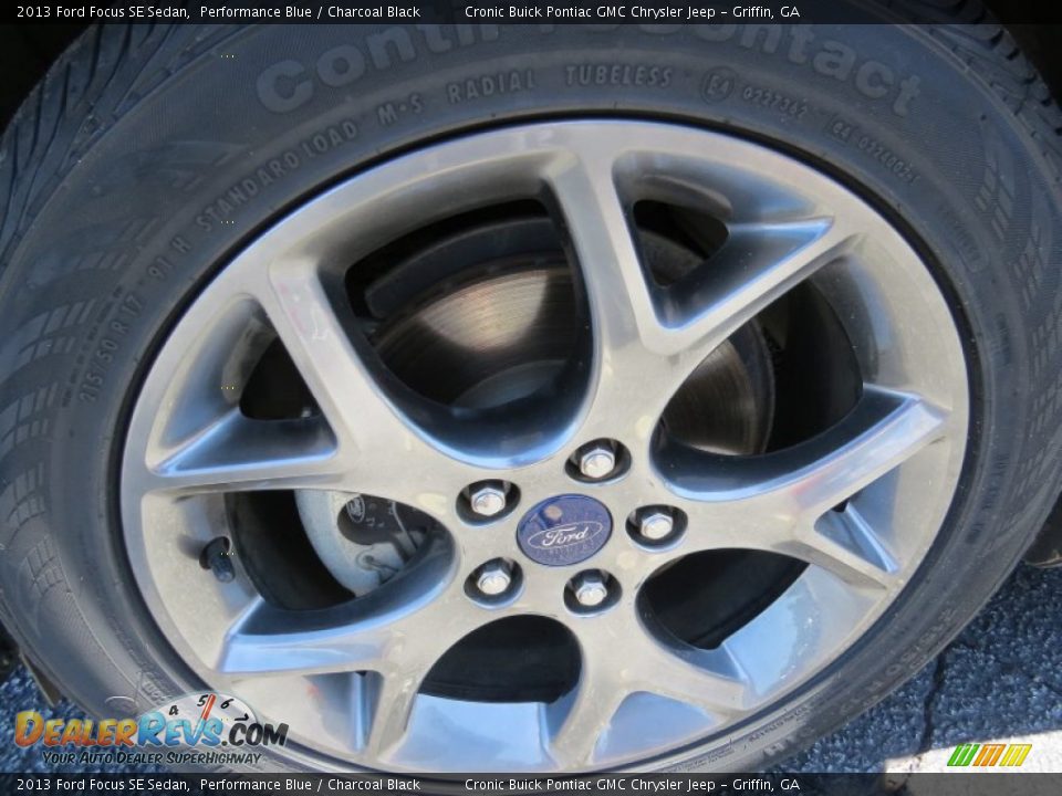2013 Ford Focus SE Sedan Performance Blue / Charcoal Black Photo #22