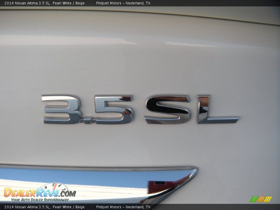 2014 Nissan Altima 3.5 SL Pearl White / Beige Photo #17
