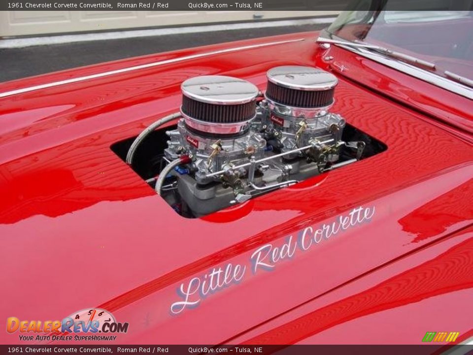 1961 Chevrolet Corvette Convertible Roman Red / Red Photo #12