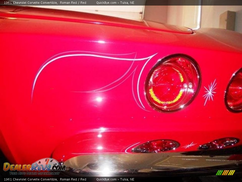1961 Chevrolet Corvette Convertible Roman Red / Red Photo #18