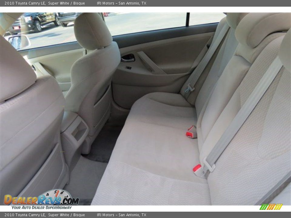 2010 Toyota Camry LE Super White / Bisque Photo #12
