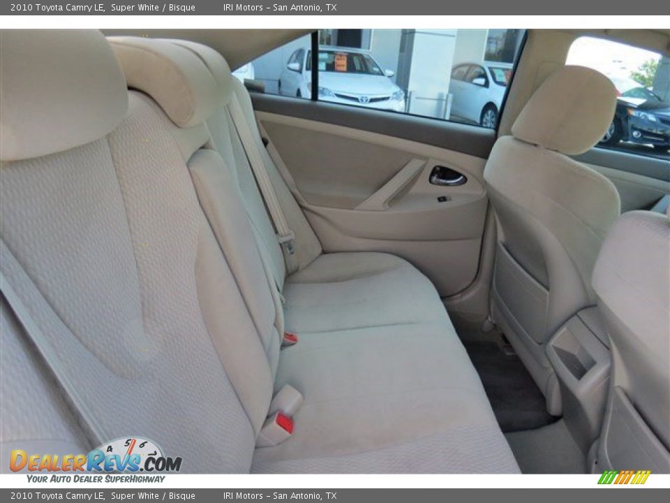 2010 Toyota Camry LE Super White / Bisque Photo #14