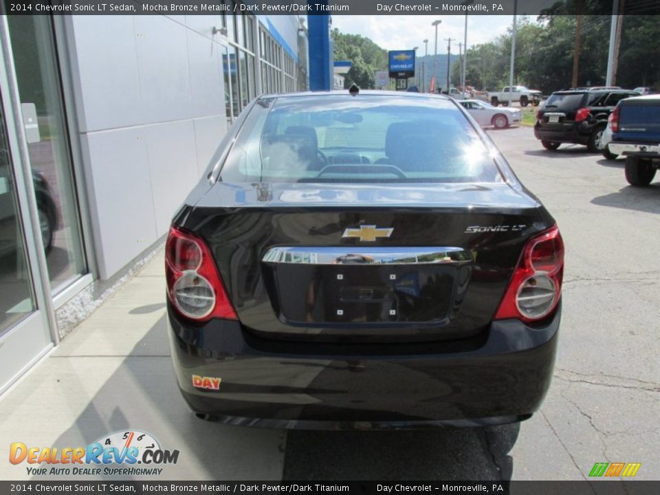 2014 Chevrolet Sonic LT Sedan Mocha Bronze Metallic / Dark Pewter/Dark Titanium Photo #4