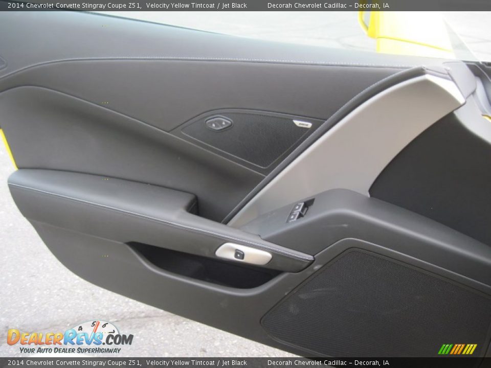 2014 Chevrolet Corvette Stingray Coupe Z51 Velocity Yellow Tintcoat / Jet Black Photo #10