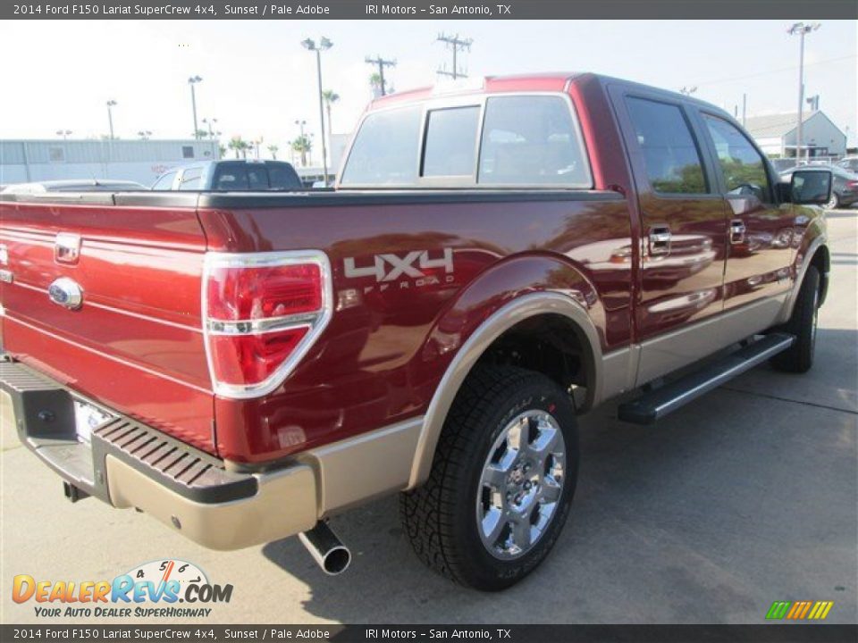 2014 Ford F150 Lariat SuperCrew 4x4 Sunset / Pale Adobe Photo #1