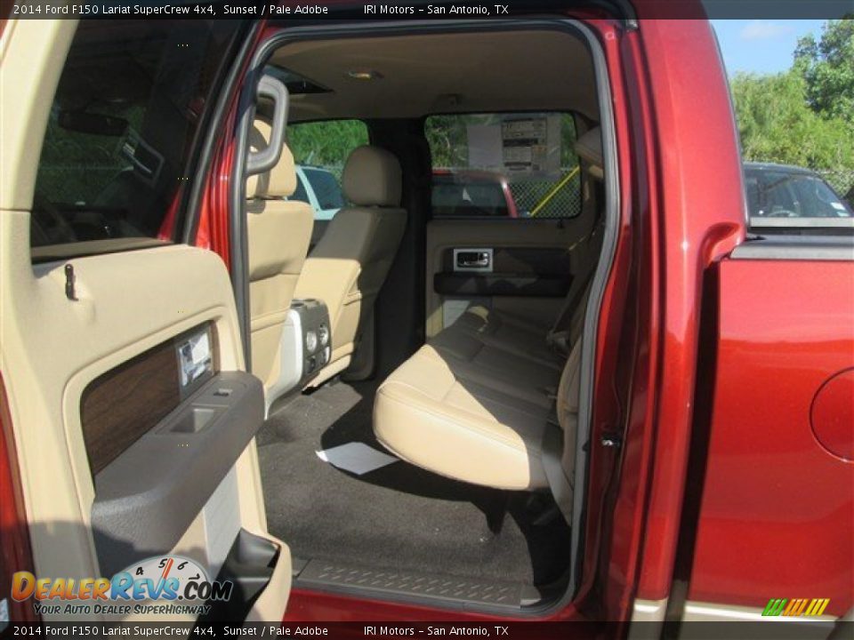 2014 Ford F150 Lariat SuperCrew 4x4 Sunset / Pale Adobe Photo #5