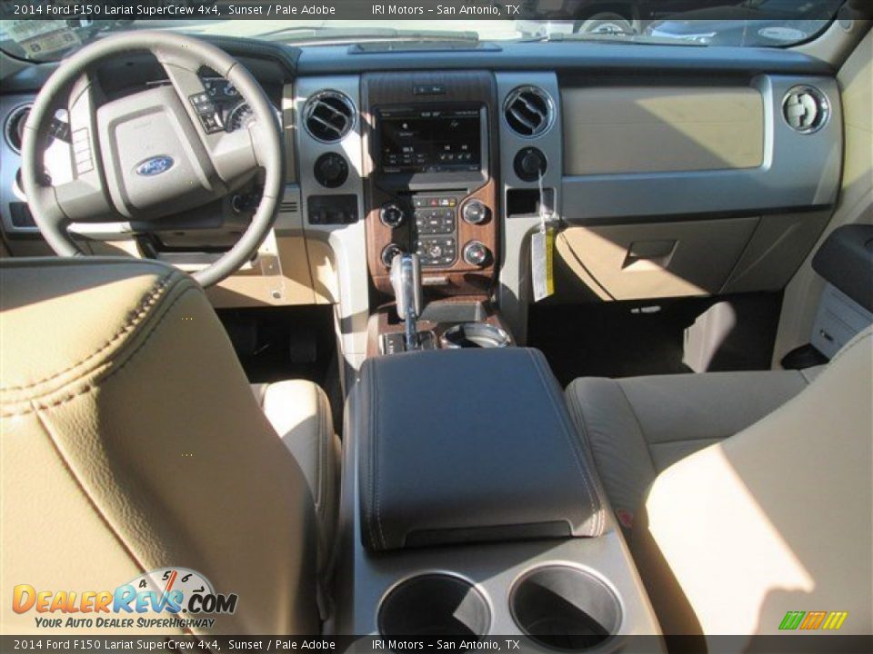 2014 Ford F150 Lariat SuperCrew 4x4 Sunset / Pale Adobe Photo #6