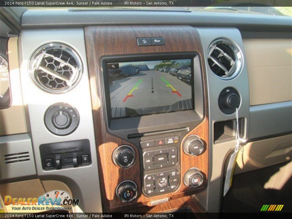 2014 Ford F150 Lariat SuperCrew 4x4 Sunset / Pale Adobe Photo #10